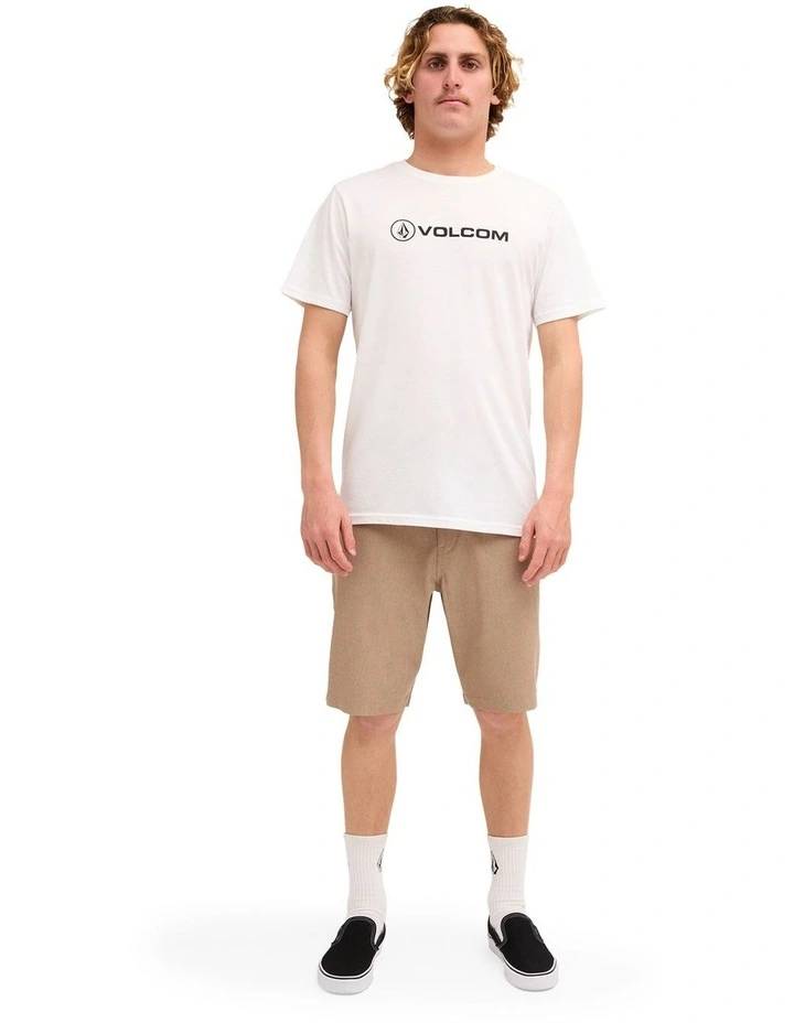 Kerosene Chino Shorts In Khaki image 5