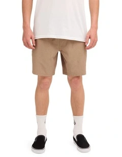 Stones Hybrid Shorts in Khaki