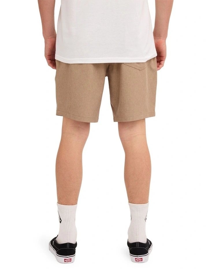 Stones Hybrid Shorts in Khaki image 2