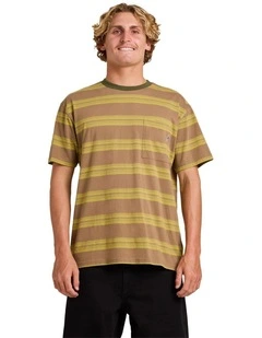 Frequency Crew Short Sleeve T-Shirt In Earth