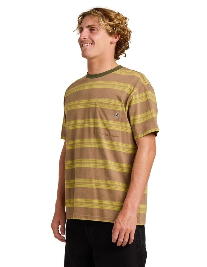 Frequency Crew Short Sleeve T-Shirt In Earth image 3