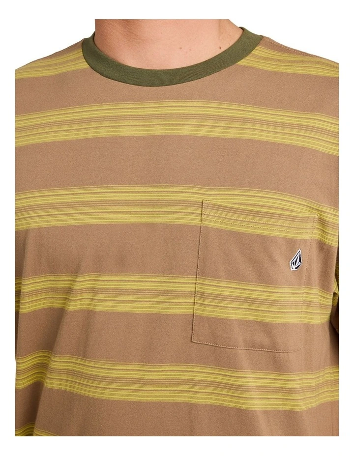 Frequency Crew Short Sleeve T-Shirt In Earth image 4