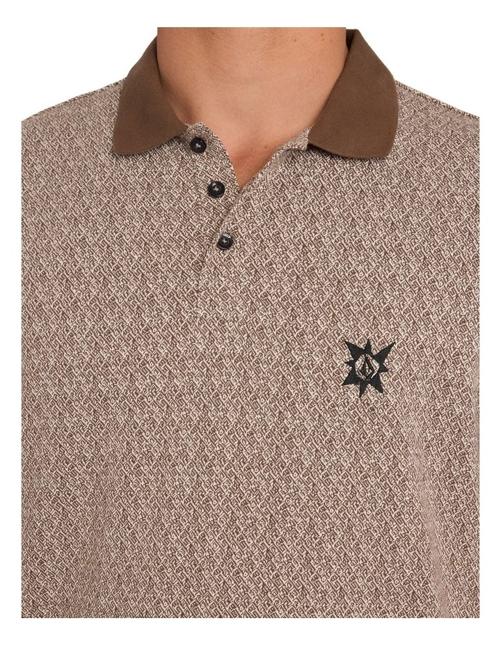 Stonelord Polo Short Sleeve Shirts in Brown Stone image 4