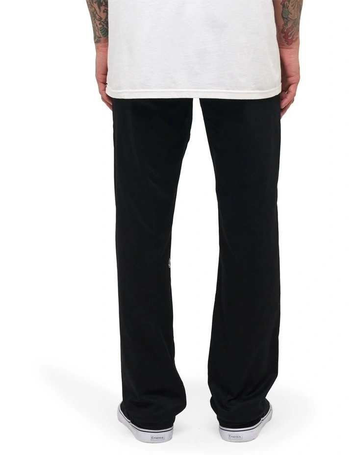 Frickin Modern Stretch Chino Pants in Black image 2