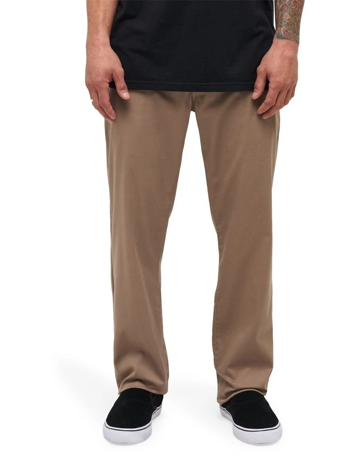 Frickin Modern Stretch Chino Pants in Khaki image 1