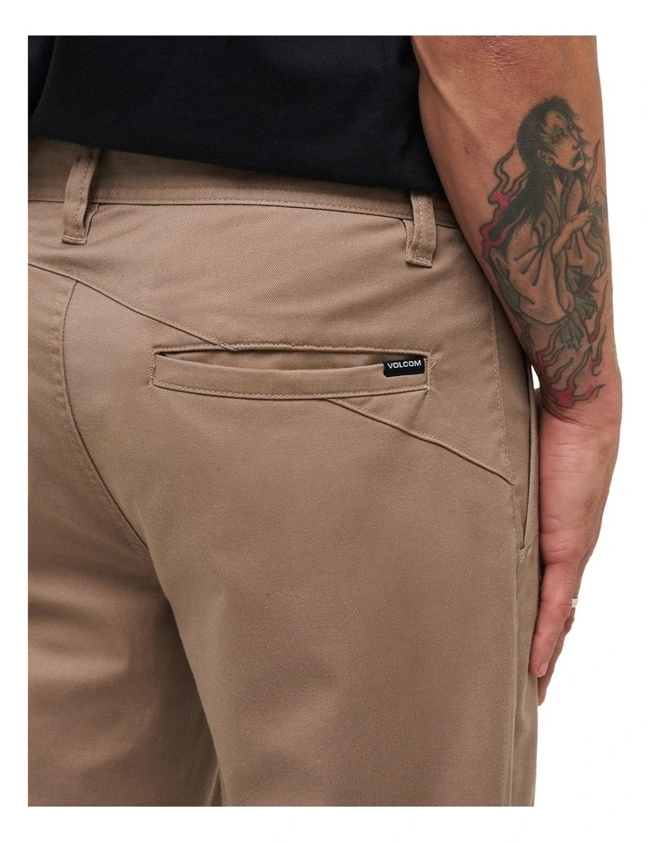 Frickin Modern Stretch Chino Pants in Khaki image 4