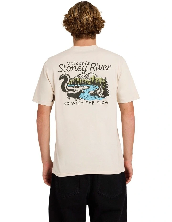 Stoney River T-Shirt in Dirty White image 2