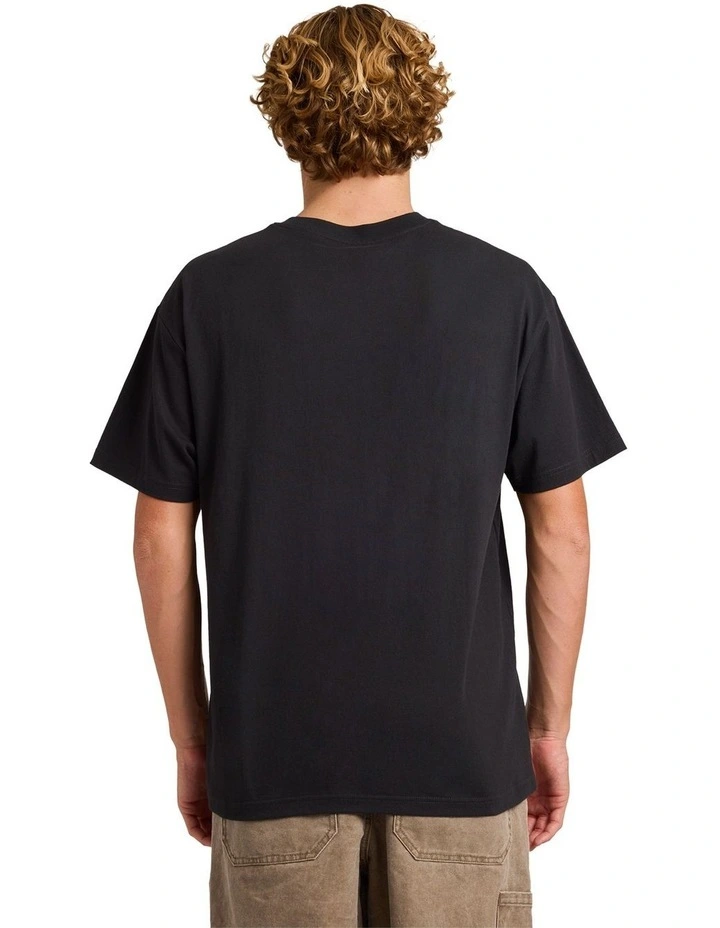 I Go Psycho T-Shirt in Black image 2