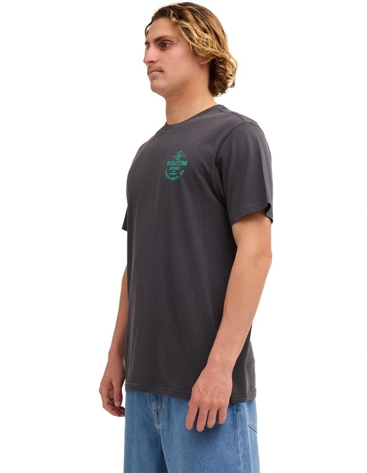 Anchored T-Shirt in Asphalt Black image 3