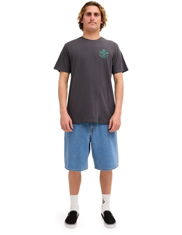 Anchored T-Shirt in Asphalt Black image 5