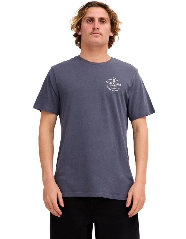 Anchored T-Shirt in Vintage Navy image 1