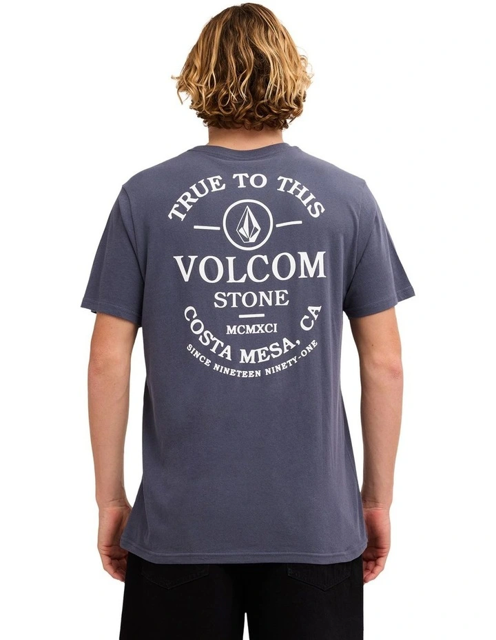 Anchored T-Shirt in Vintage Navy image 2