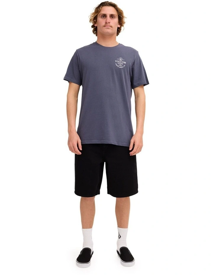 Anchored T-Shirt in Vintage Navy image 5