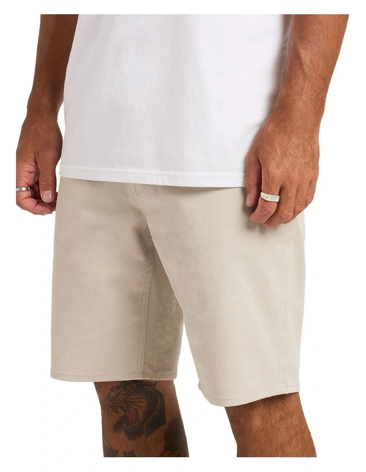 Solver Lite 5 Pocket 19 Inch Shorts In Stone image 3