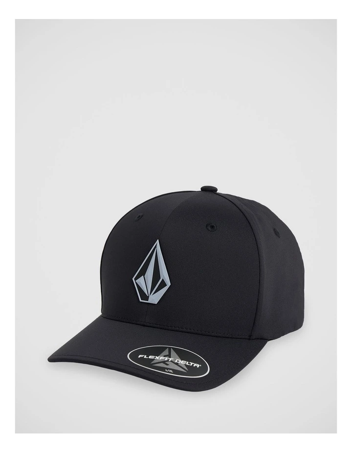 Stone Tech Flexfit Delta Hat in Black image 1