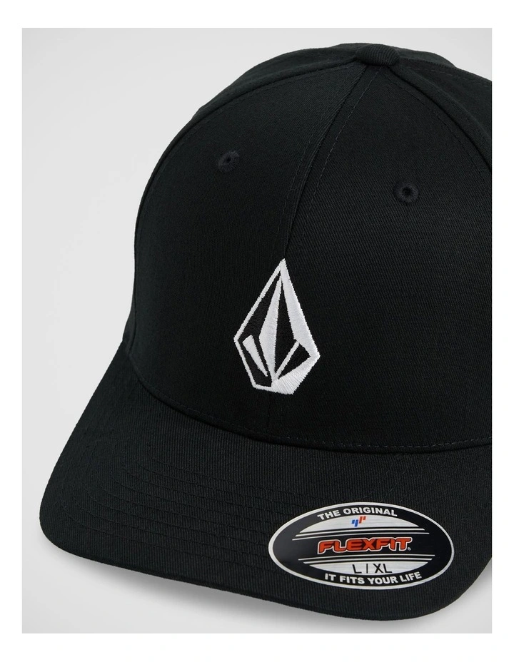 Full Stone Flexfit Hat in Black image 4