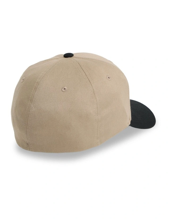 Full Stone Flexfit Cap in Light Khaki image 2