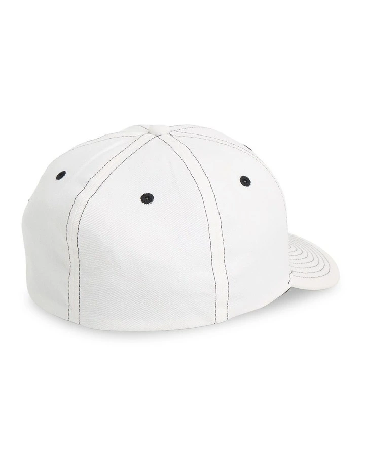 Full Stone Flexfit Hat in White image 2