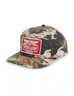 Ride Free 5 Panel Cap in Camo