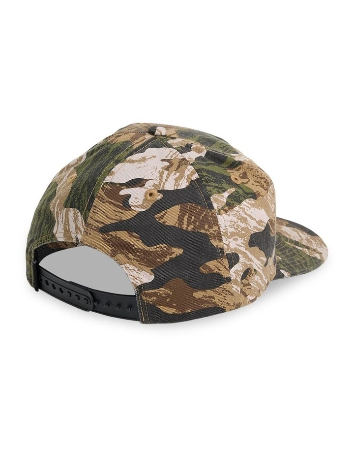 Ride Free 5 Panel Cap in Camo image 2