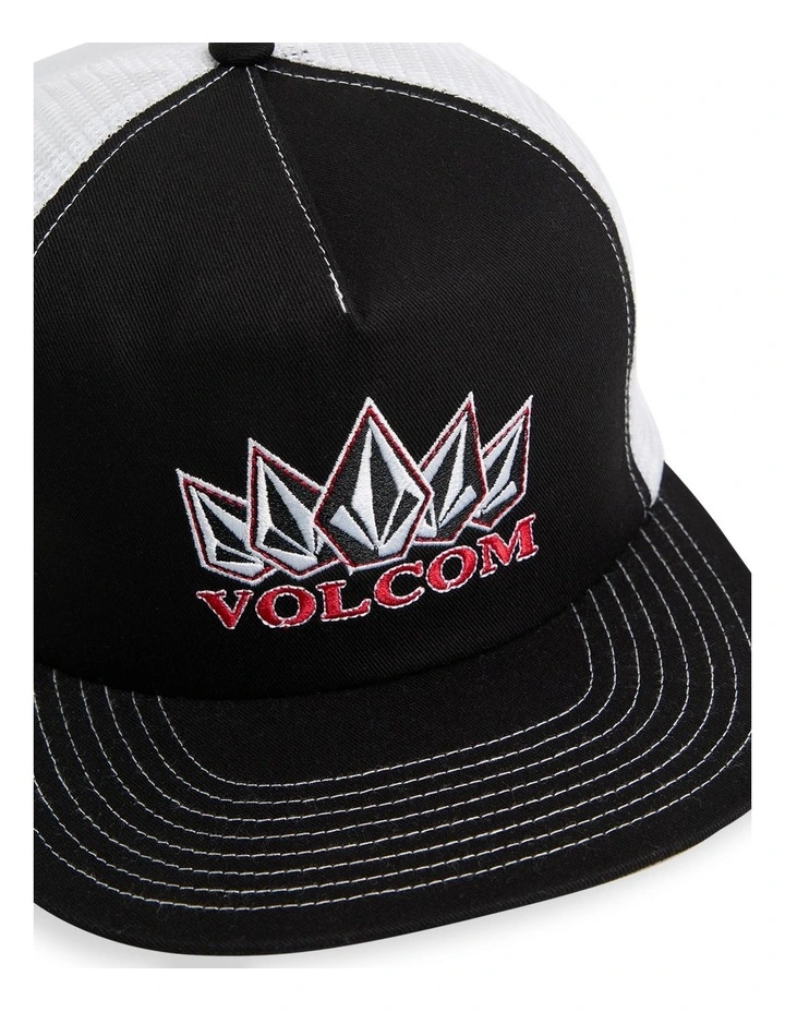 Coretex 5 Panel Cap In Black/White image 3
