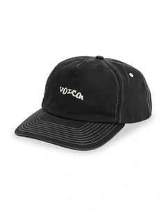 Subject Twill Dad Cap In Black