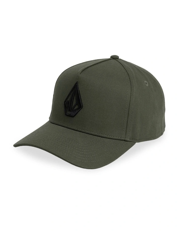 Embossed Stone Flexfit Cap  in Squadron Green image 1