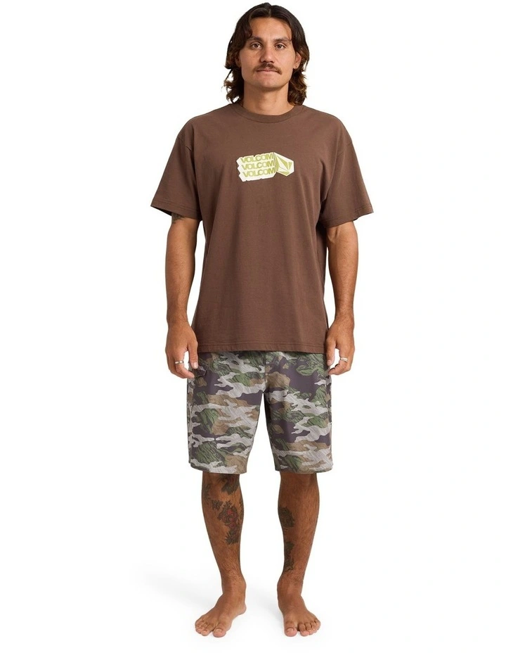 Lido Mod 20 Inch Boardshorts In Khaki image 6