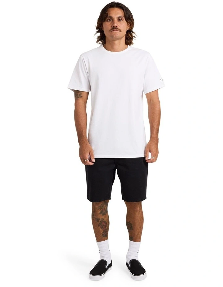 Solver Denim Shorts In Black Out image 5