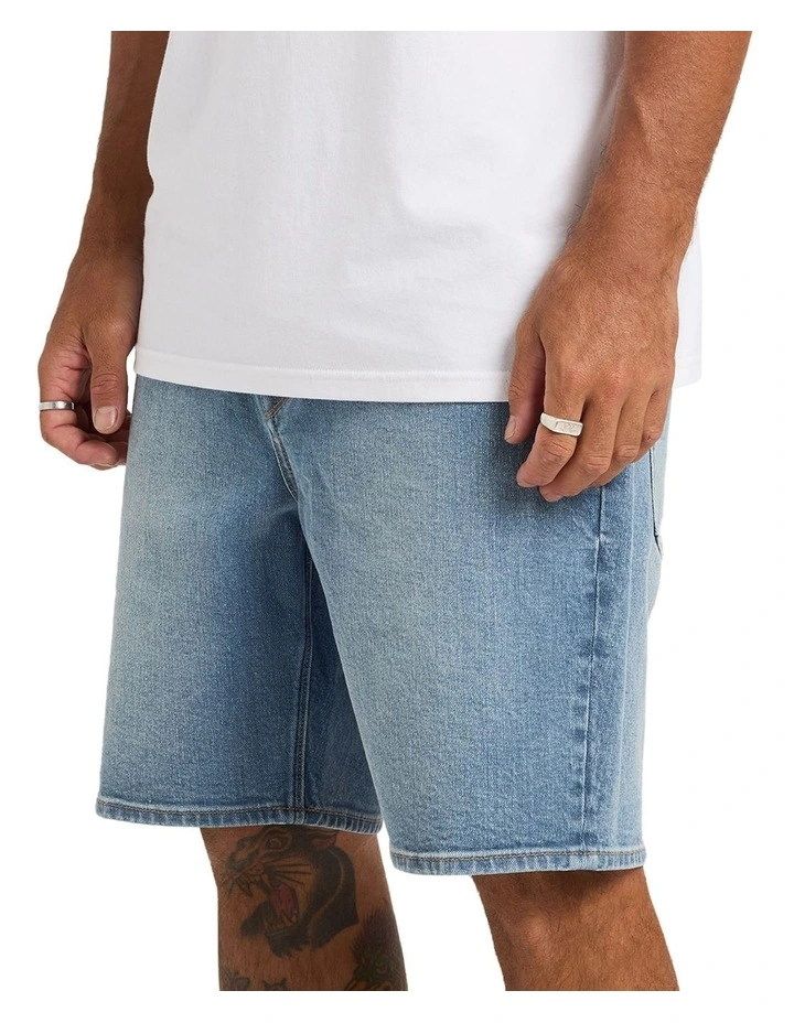 Solver Denim Shorts In Old Town Indigo image 3