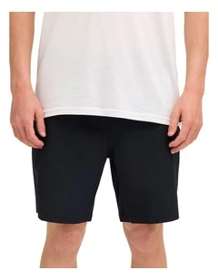 Stones Hybrid Shorts In Black