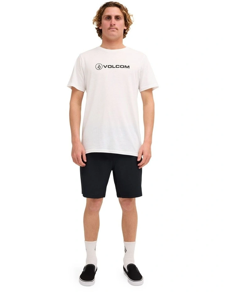 Stones Hybrid Shorts In Black image 5