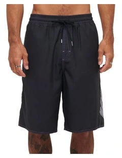 Reaper 21 Inch Volley Shorts In Black