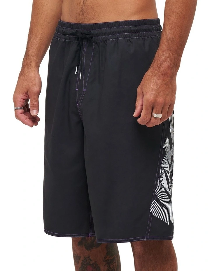 Reaper 21 Inch Volley Shorts In Black image 3