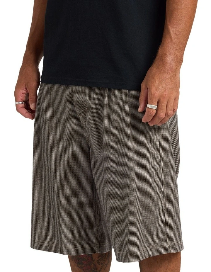 Holter Pleated Shorts In Cacao image 3