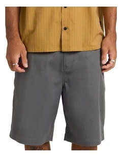 Billow 22 Inch Chino Shorts In Pewter