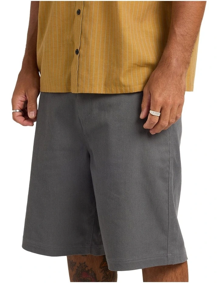 Billow 22 Inch Chino Shorts In Pewter image 3