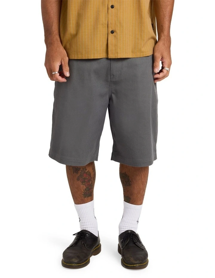 Billow 22 Inch Chino Shorts In Pewter image 5