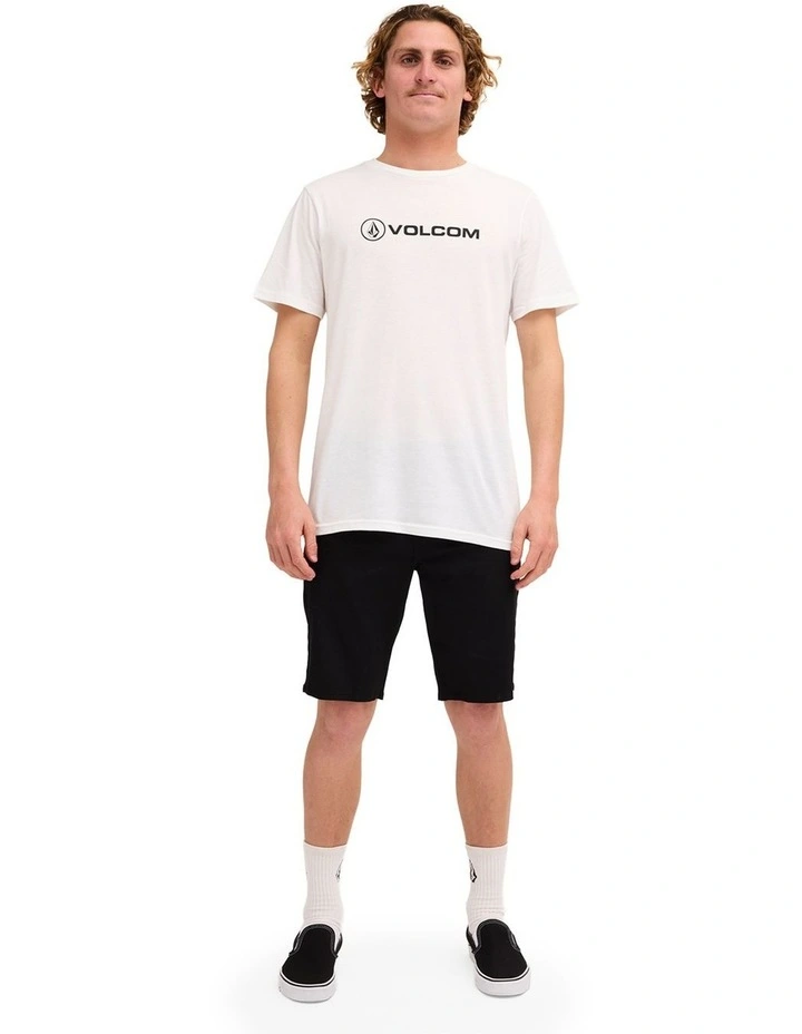 V Solver Twill Shorts In Black image 5