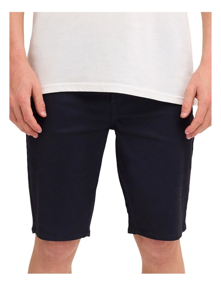 V Solver Twill Shorts In Navy image 1