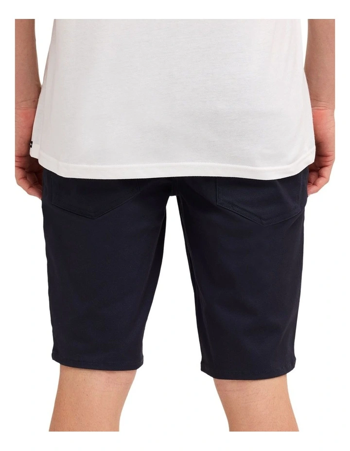 V Solver Twill Shorts In Navy image 2