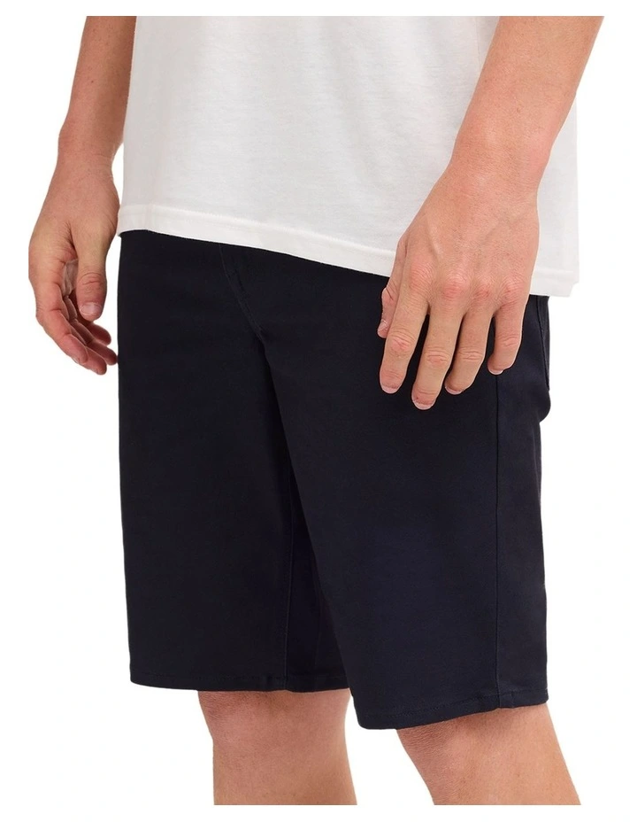 V Solver Twill Shorts In Navy image 3