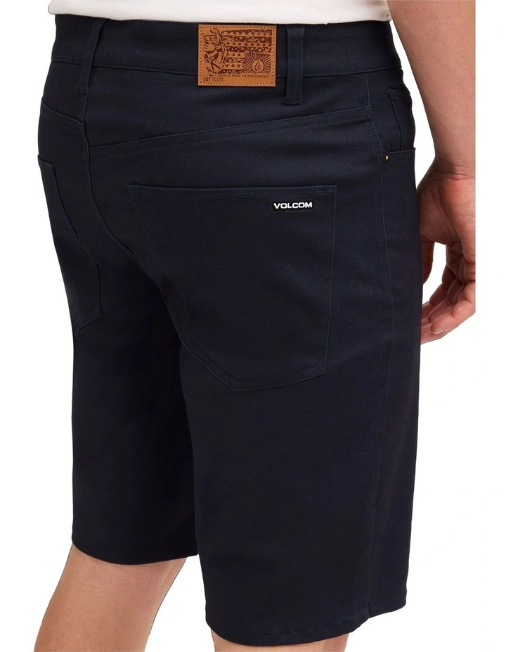 V Solver Twill Shorts In Navy image 4