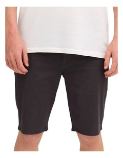 V Solver Twill Shorts In Stealth