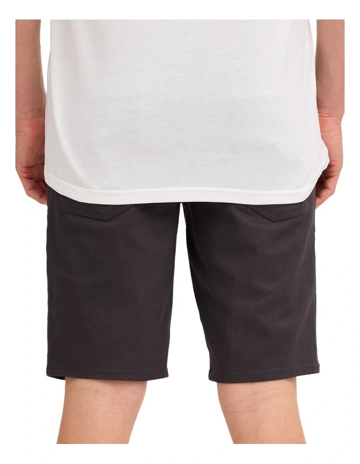 V Solver Twill Shorts In Stealth image 2
