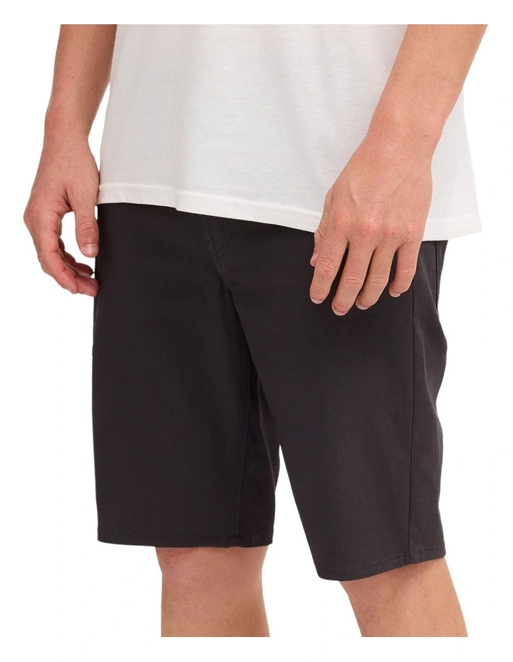 V Solver Twill Shorts In Stealth image 3