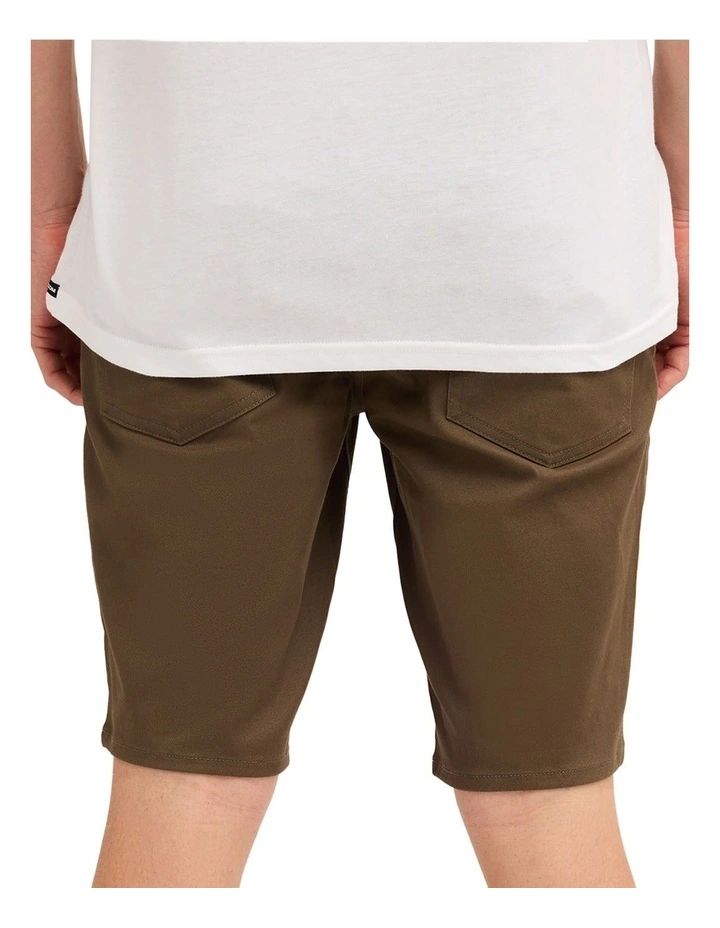 V Solver Twill Shorts In Wintermoss image 2