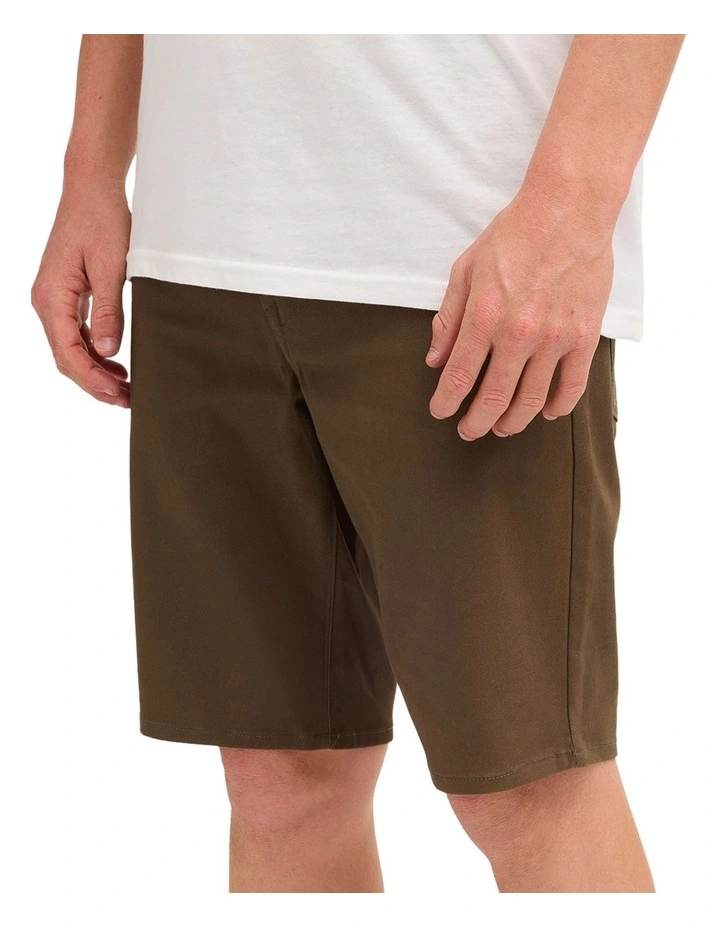 V Solver Twill Shorts In Wintermoss image 3