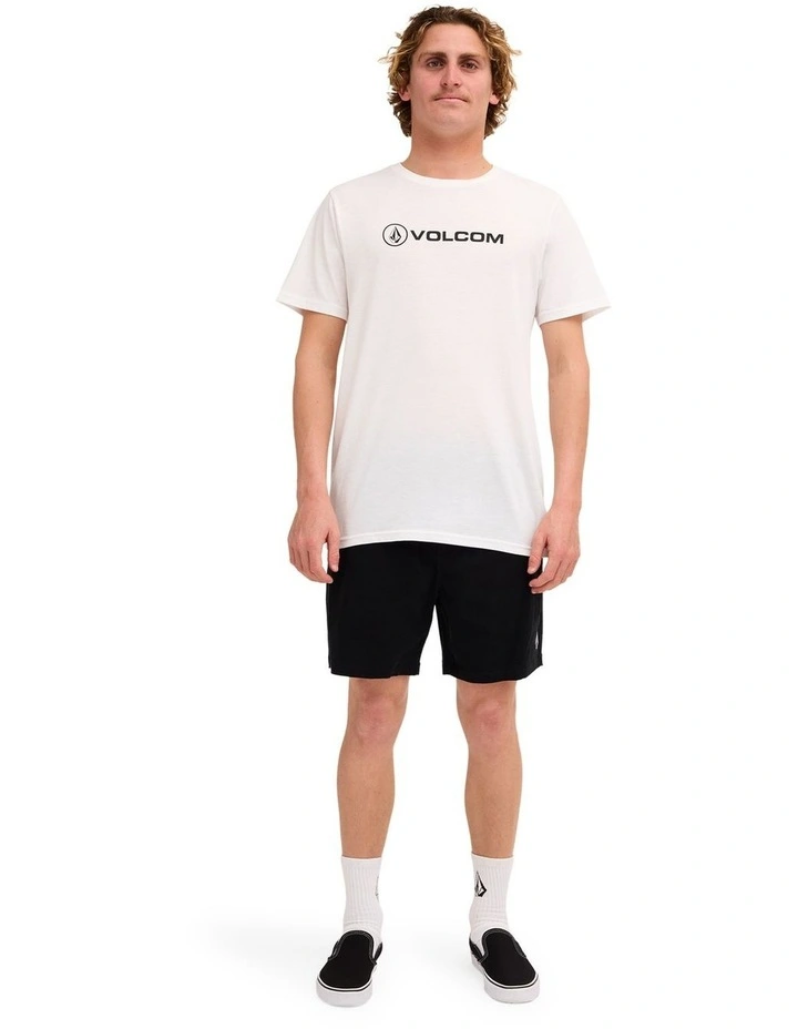Lethal Stone Elastic Waist Shorts In Black image 5