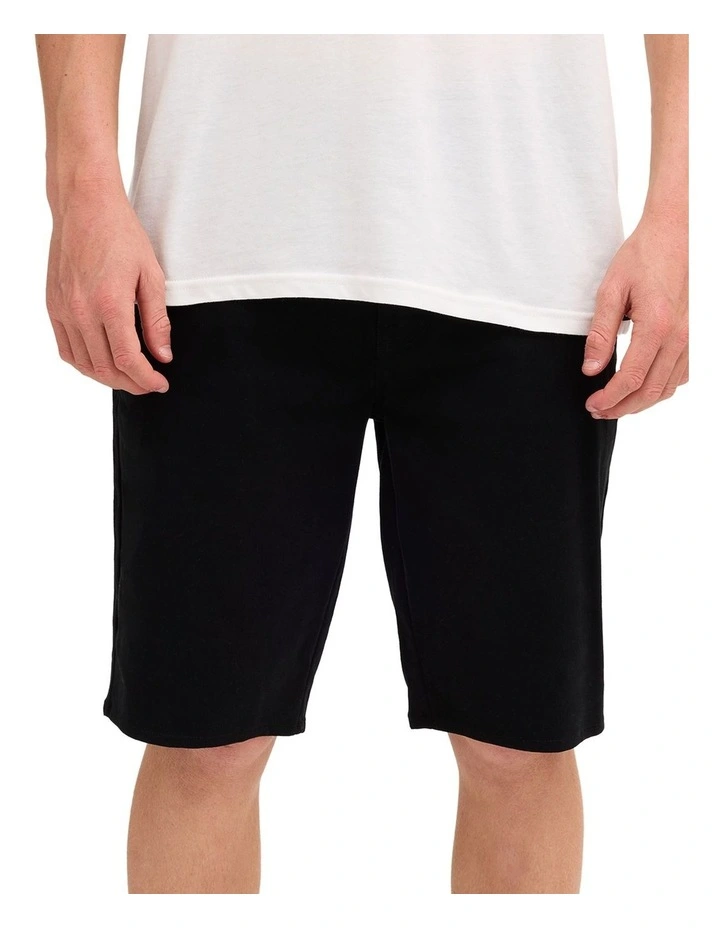Unhinged Chino Shorts In Black image 1